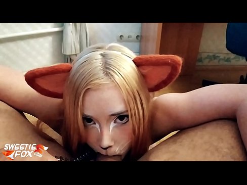 ❤️ Kitsune swallow dick agus cum ina bhéal ☑ Gnéas ardchaighdeáin linn ❌❤